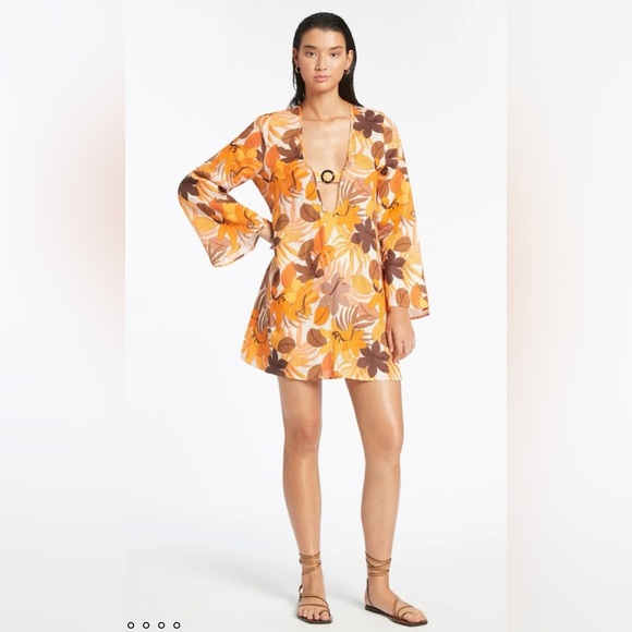 Jets Australia Floreale Kaftan - Picture 1 of 8